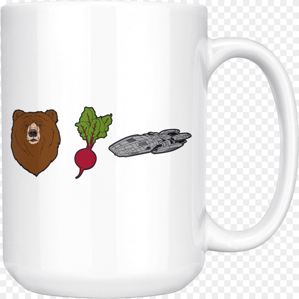 Bears Beets Battlestar Galactica Icons Coffee Cup, Mammal, Animal, Bear, Wildlife Png Image