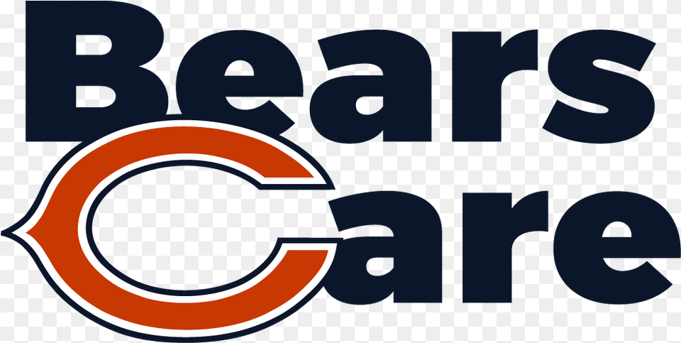 Bears Care Stacked Rgb Chicago Bears, Text, Logo Free Png Download
