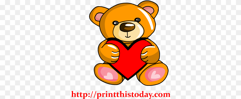 Bears Clipart Love Bear Teddy Bear Holding Heart Clip Art Cute Bears Saying I Love You, Teddy Bear, Toy, Nature, Outdoors Free Png Download