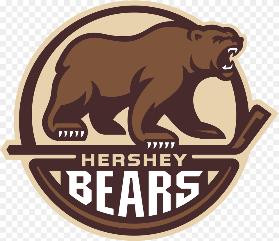 Bears Logo Transparent Hershey Bears Hockey Logo, Animal, Mammal, Wildlife, Bear Png