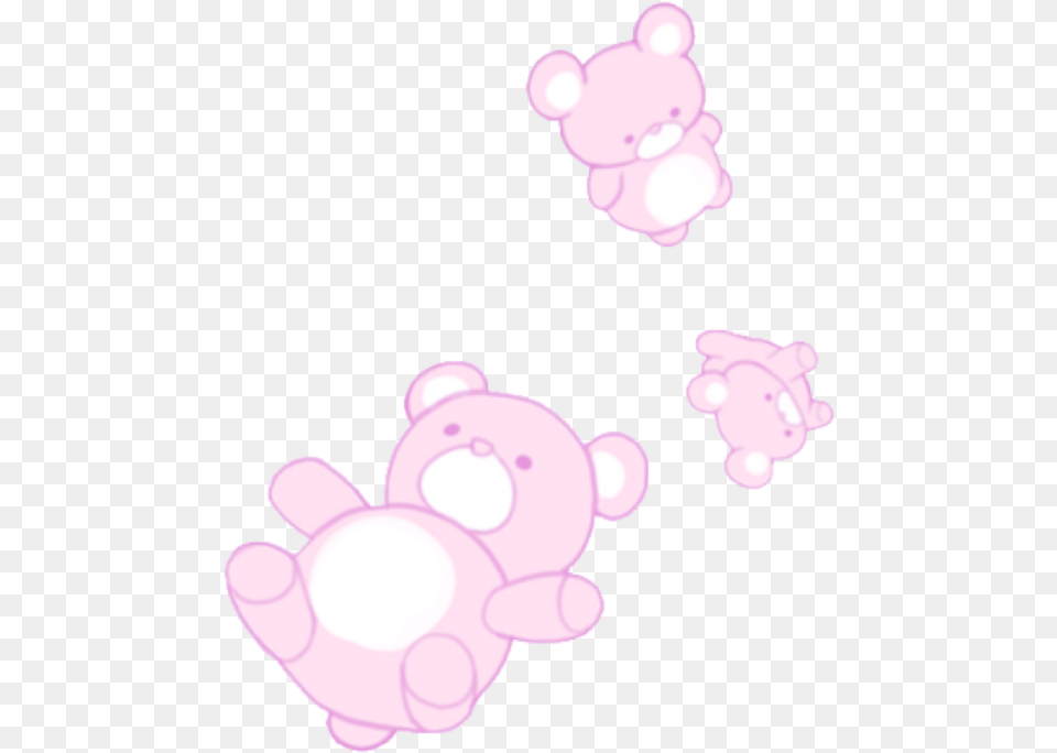 Bears Pink Cute Soft Aesthetic Pastel Kawaii Pastel Pink Cute Aesthetic Free Png Download
