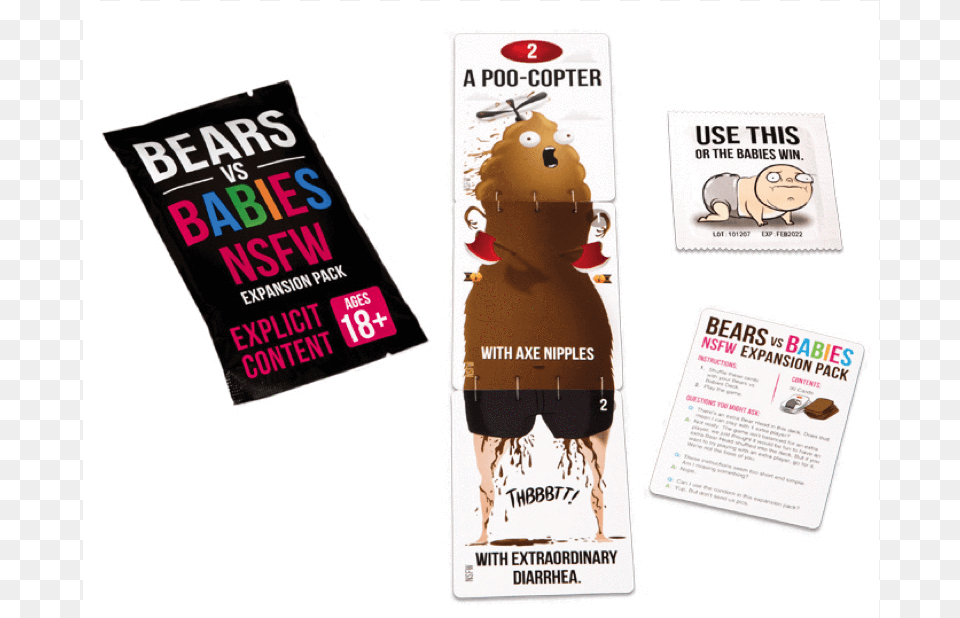 Bears Vs Babies Bears Vs Babies Nsfw Expansion, Advertisement, Poster, Person, Face Png Image