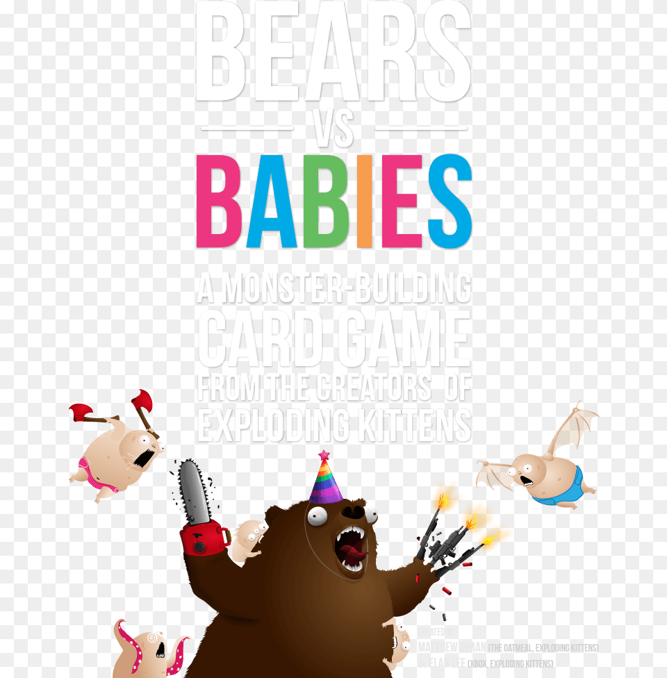 Bears Vs Babies Exploding Kittens, Advertisement, Poster Free Transparent Png