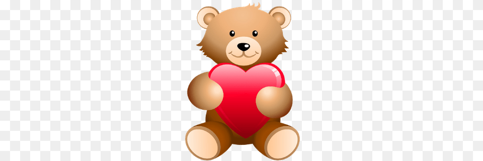Bears With Love Hearts Cartoon Clip Art, Teddy Bear, Toy, Nature, Outdoors Png