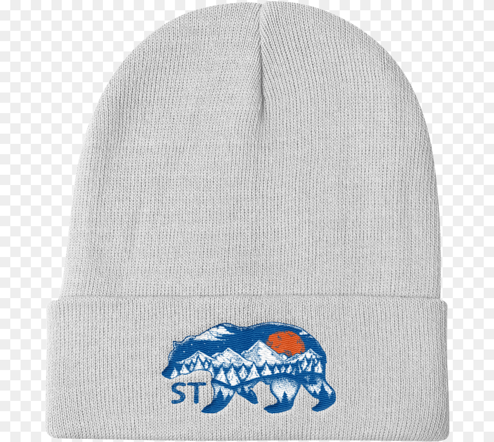 Bearstray Mockup White, Beanie, Cap, Clothing, Hat Free Transparent Png