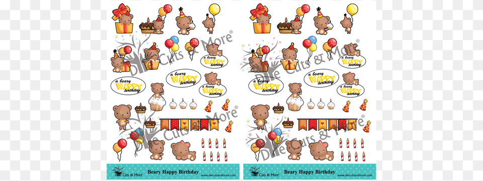 Beary Happy Birthday Cartoon, Book, Comics, Publication, Text Free Png Download