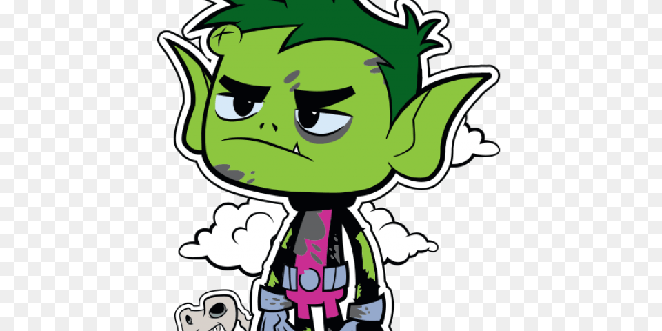 Beast Boy Clipart Cartoon Network, Green, Baby, Person, Face Png