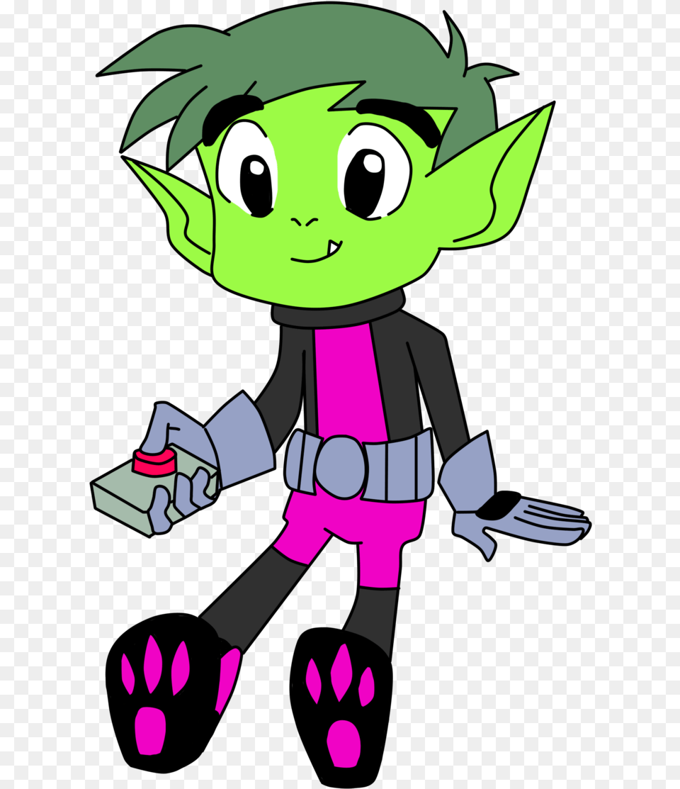 Beast Boy Clipart Mart Little Beast Boy, Book, Comics, Publication, Cartoon Png Image