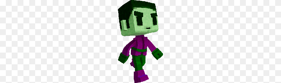 Beast Boy Oficjalna Minecraft Wiki Polska, Green, Toy, Baby, Person Png Image