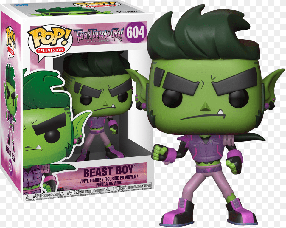 Beast Boy Pop Beast Boy Funko Pop, Baby, Person, Toy Free Transparent Png