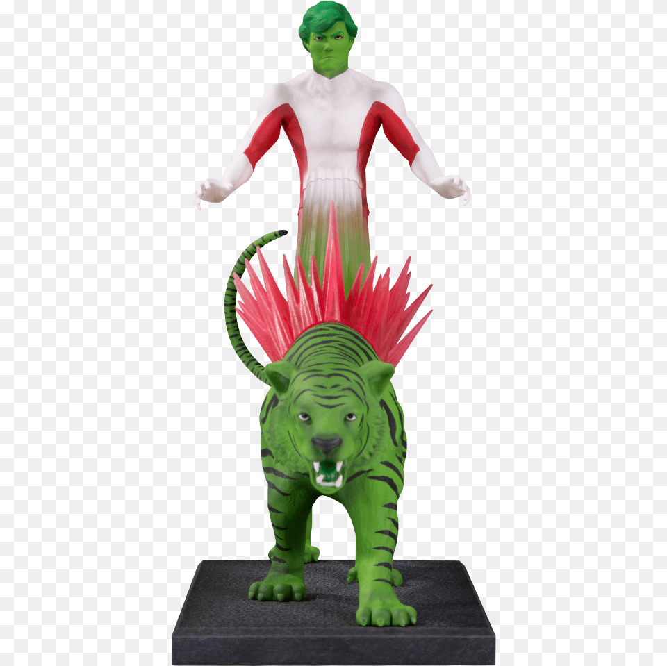 Beast Boy Statue, Figurine, Person, Face, Head Free Png Download