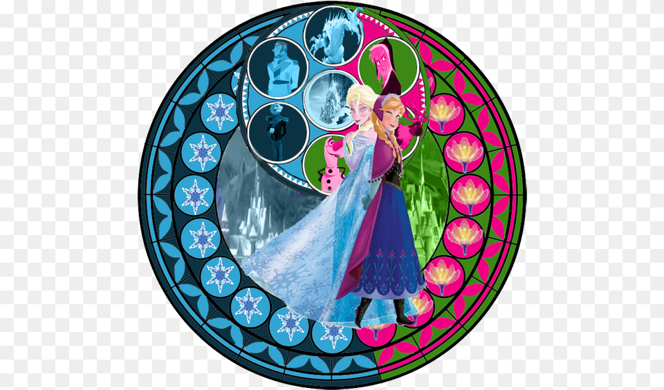 Beast Clipart Kingdom Hearts Stained Glass Anna, Art, Adult, Wedding, Person Free Png