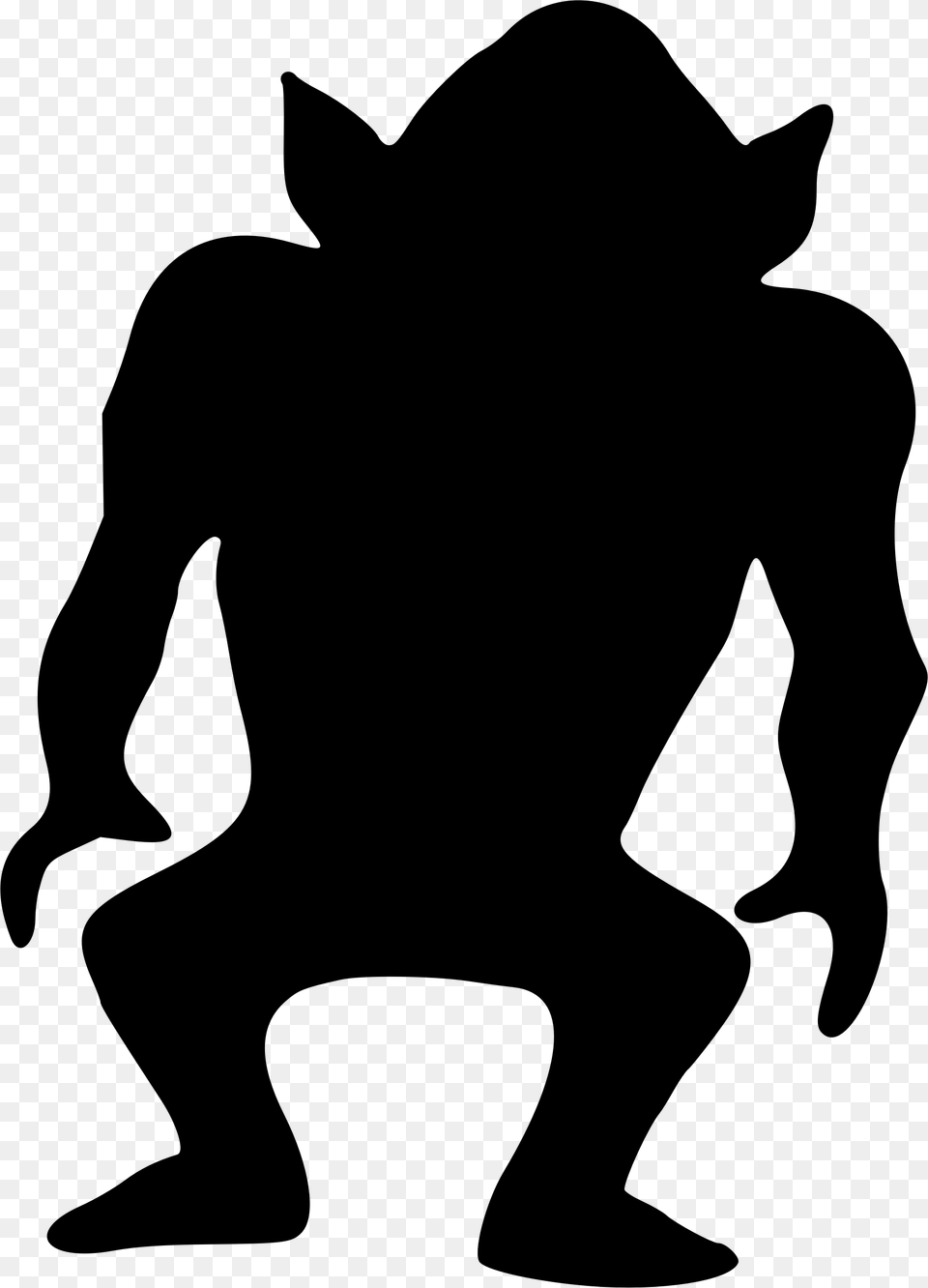 Beast Clipart Small, Gray Free Png
