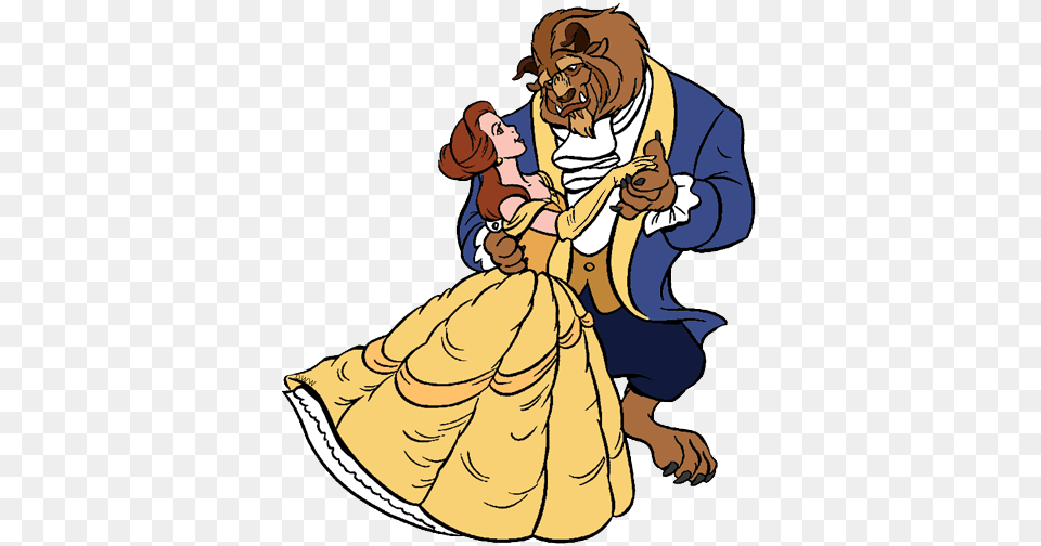 Beast Dancing Belle And The Beast Dancing Clip Art, Baby, Cleaning, Person, Face Png