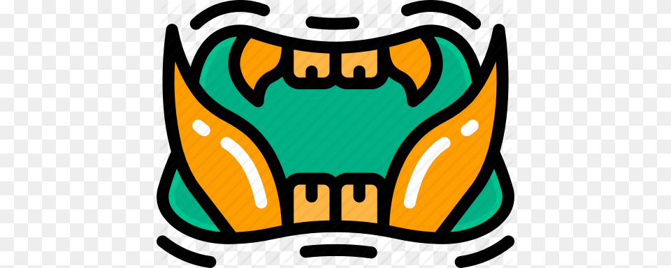 Beast Evil Halloween Monster Mouth Teeth Icon, Logo Free Transparent Png
