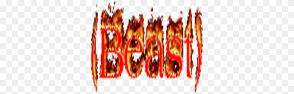 Beast Logo Text Roblox Language, Bonfire, Fire, Flame, Bbq Png Image