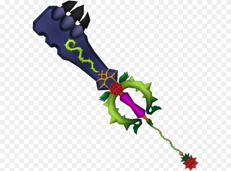 Beast Rose Kingdom Hearts Rose Keyblade, Sword, Weapon, Blade, Dagger Free Png