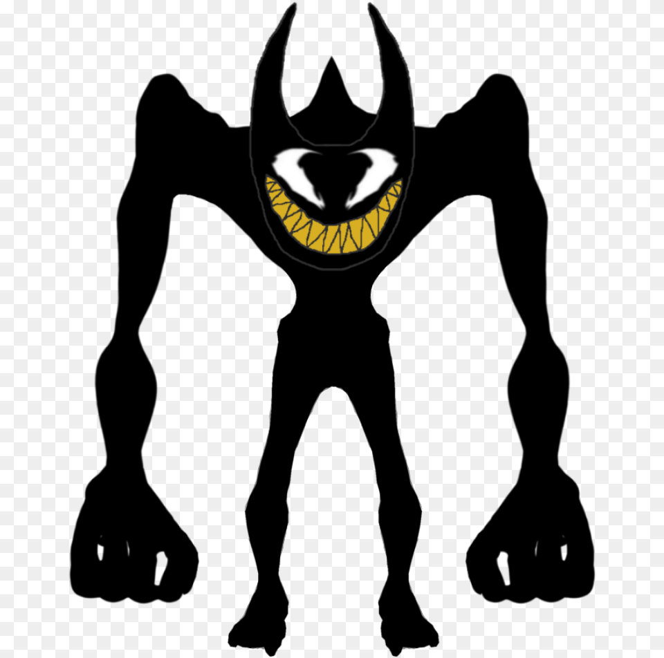 Beast Vector Mode Bendy And The Ink Machine, Logo, Symbol, Batman Logo, Person Free Png Download