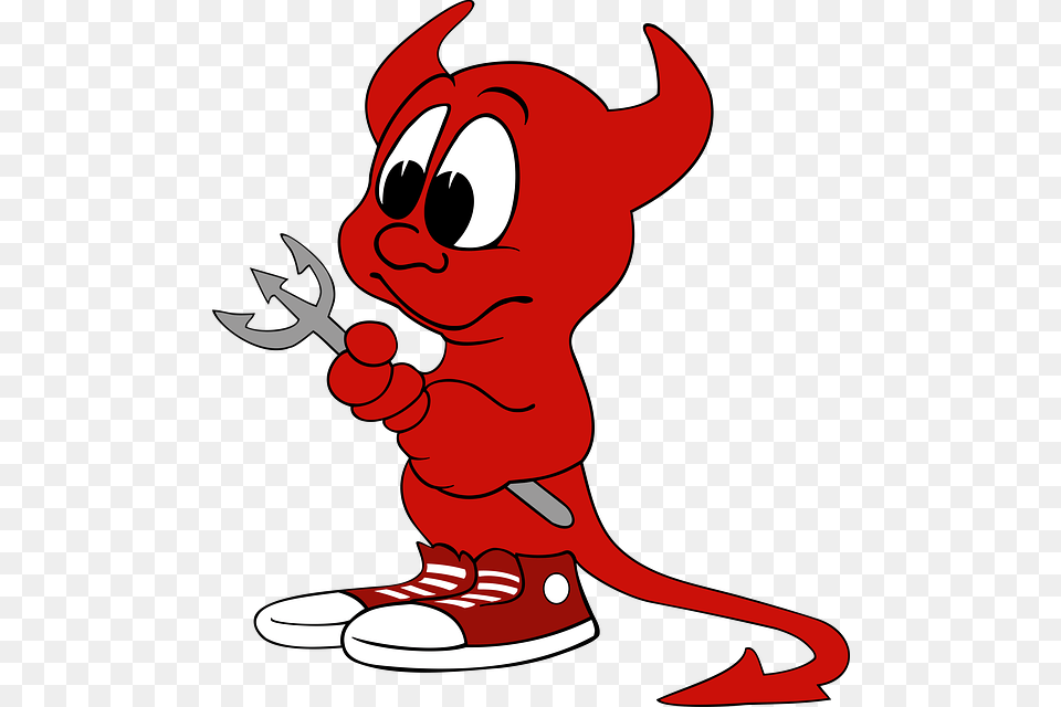 Beastie Freebsd Daemon Clip Art At Clker Devil Clipart, Baby, Person, Cartoon, Electronics Png