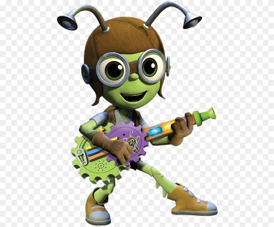 Beat Buts Crick On His Guitar Crick From Beat Bugs, Baby, Person Png Image