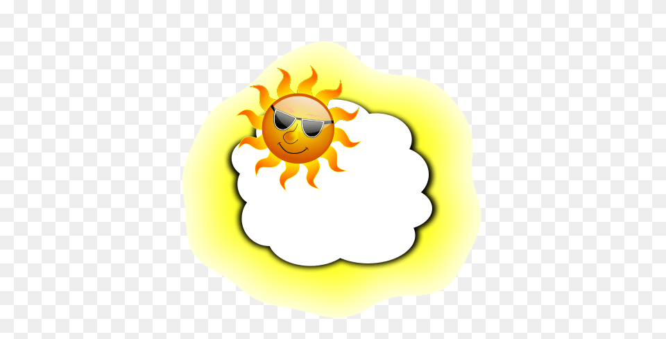 Beat The Heat Sun Sun With Sunglasses Free Transparent Png