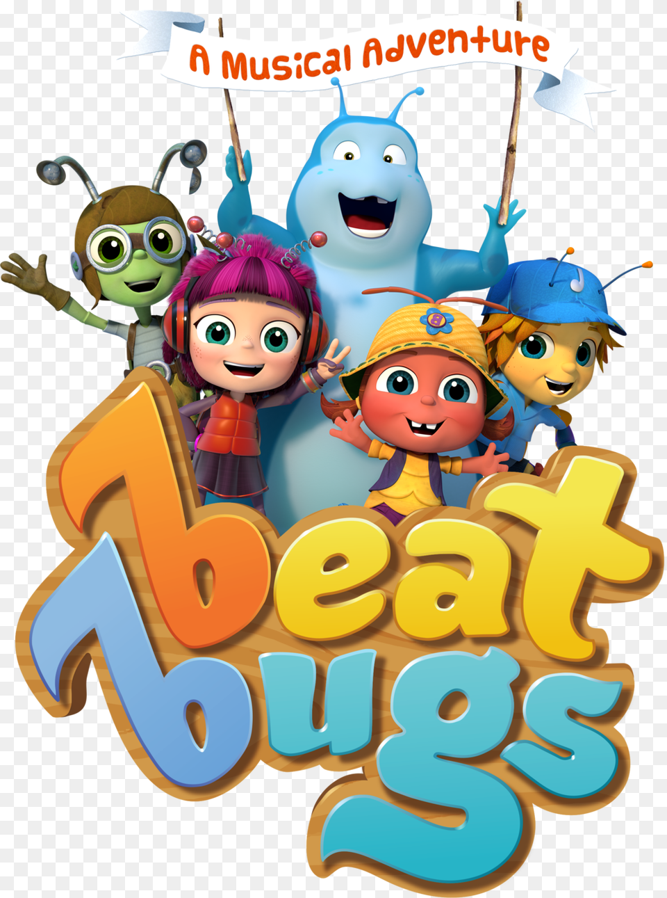 Beatbugs Poster Logo Beat Bugs A Musical Adventure, Baby, Person, Face, Head Free Transparent Png