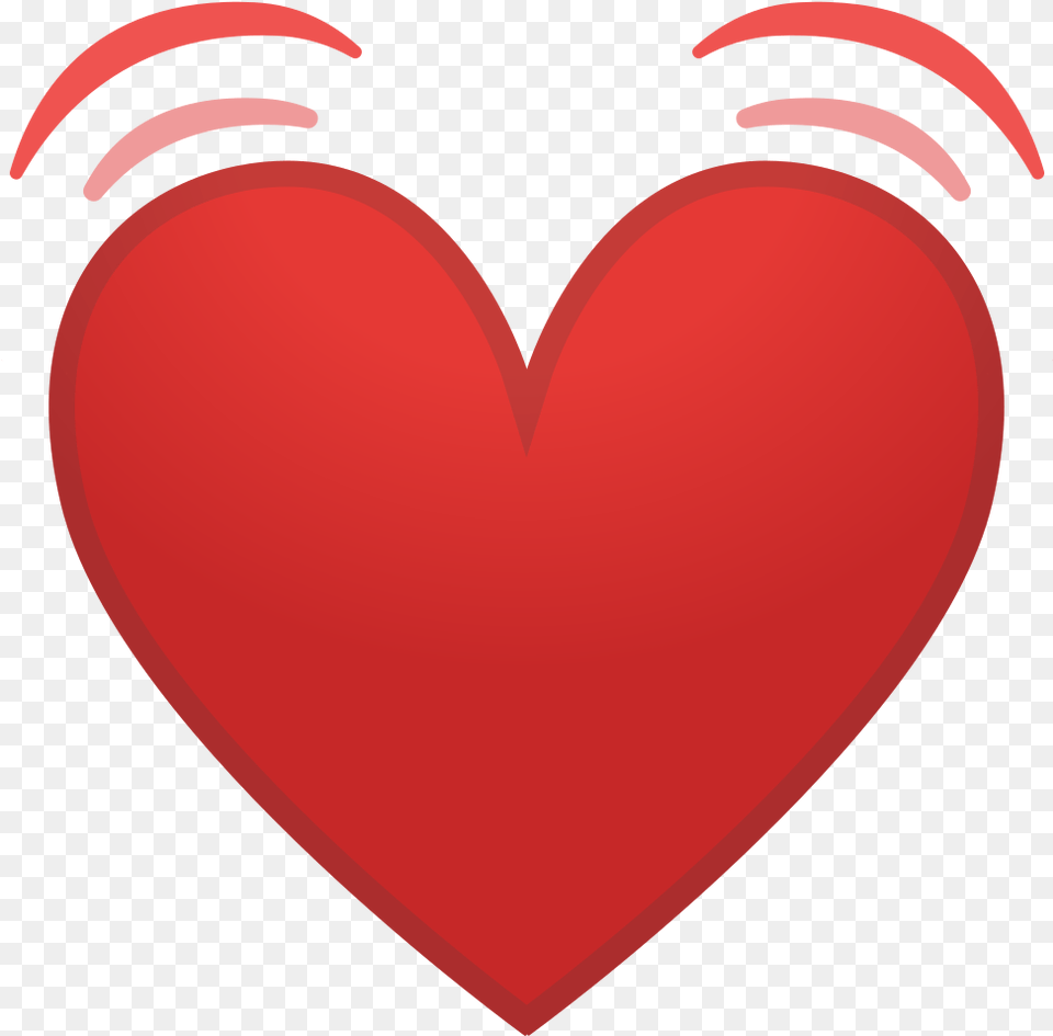 Beating Heart Icon Noto Emoji People Family U0026 Love Iconset Red Heart, Person, Face, Head Png