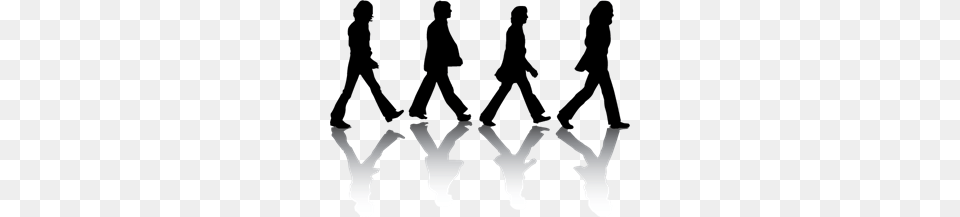 Beatles Abbey Road Logo Vector, Silhouette Free Transparent Png