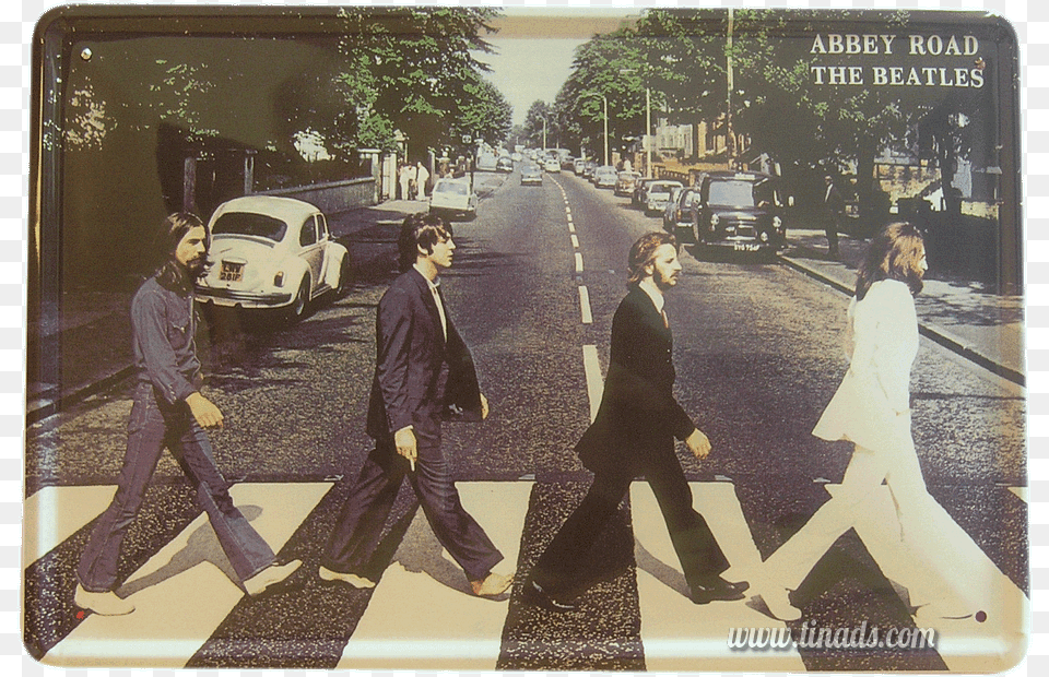 Beatles Abbey Roadtitle Publicidad Beatles Abbey Abbey Road Album Cover, Zebra Crossing, Tarmac, Woman, Walking Png Image