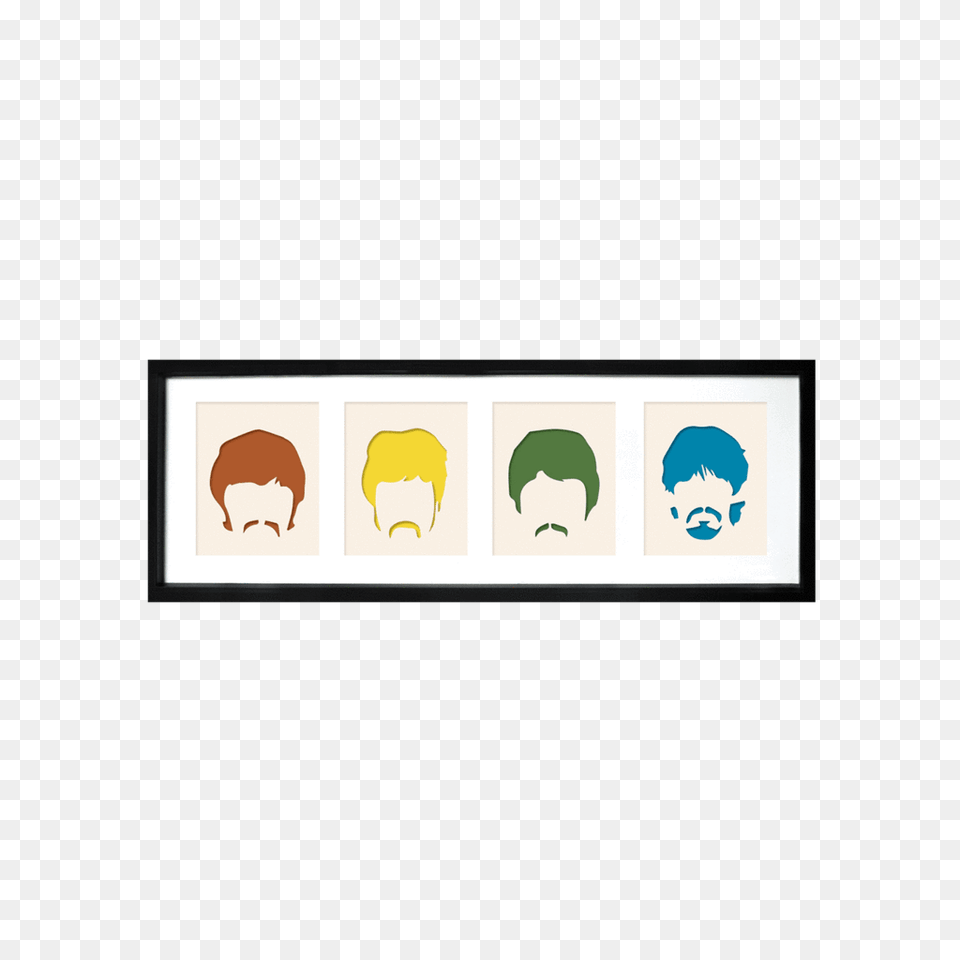 Beatles Cuadro De Papel Picado, Logo, Person, Face, Head Png