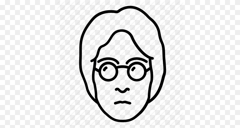 Beatles John John Lennon Legend Lennon Musician Singer Icon, Accessories, Face, Glasses, Head Png