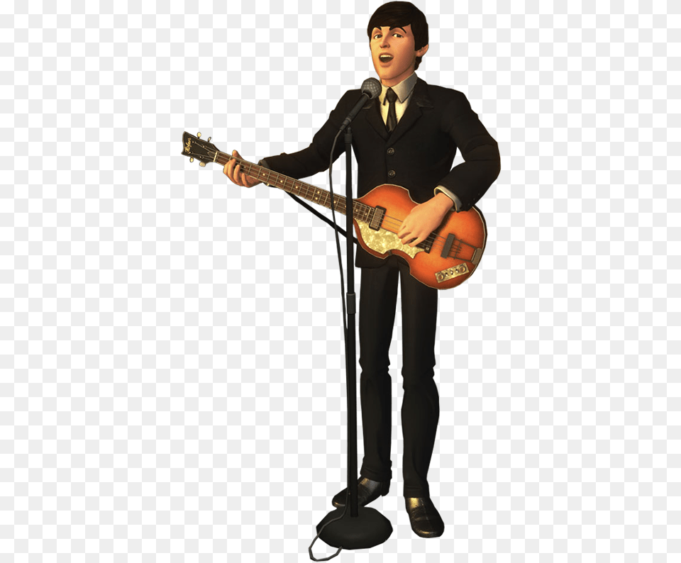 Beatles Rock Band Paul Beatles Rock Band Wii Game, Guitar, Musical Instrument, Male, Boy Png Image