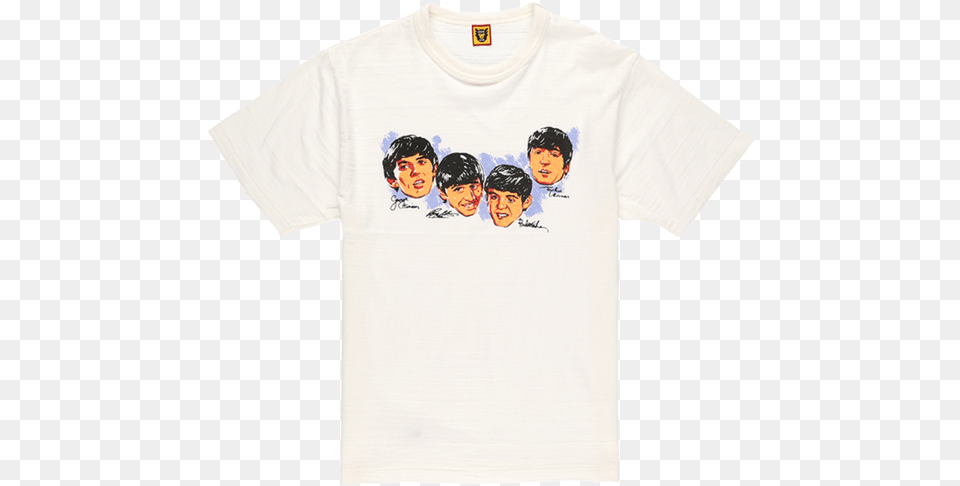 Beatles T Shirt Human Made, Clothing, T-shirt, Baby, Person Free Png Download