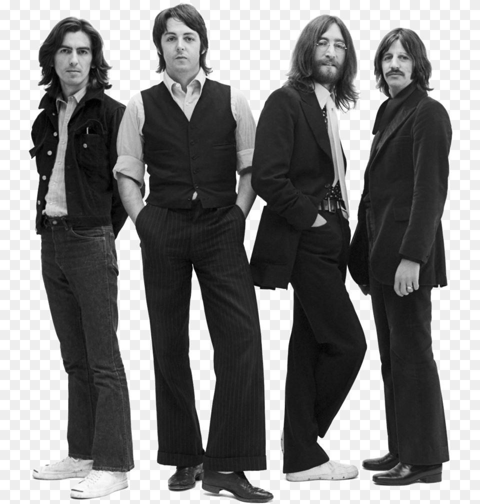 Beatles Transparent Shared Beatles Now On Itunes, Long Sleeve, Formal Wear, Pants, Jeans Free Png