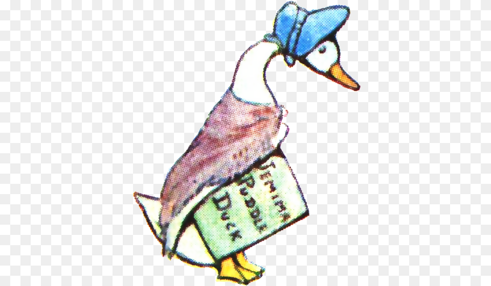 Beatrix Potter Inside Cover Jemima Puddle Duck Transparent Beatrix Potter Clip Art, Animal, Anseriformes, Bird, Waterfowl Png