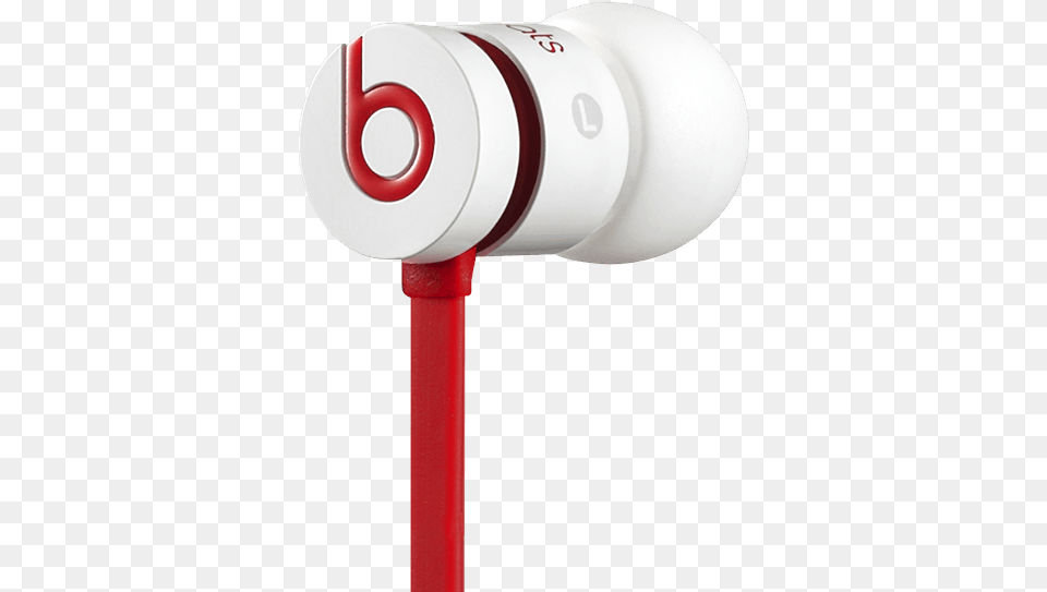Beats By Dr Beats Earbuds White And Red, Appliance, Blow Dryer, Device, Electrical Device Free Transparent Png