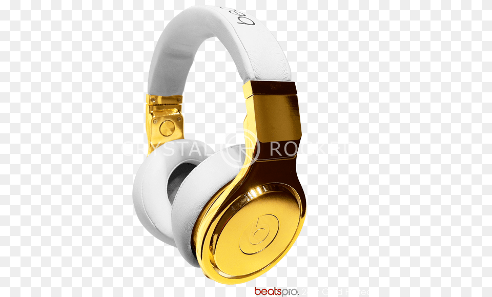Beats By Dr White Gold Pure Gold Beats, Electronics, Headphones Free Png
