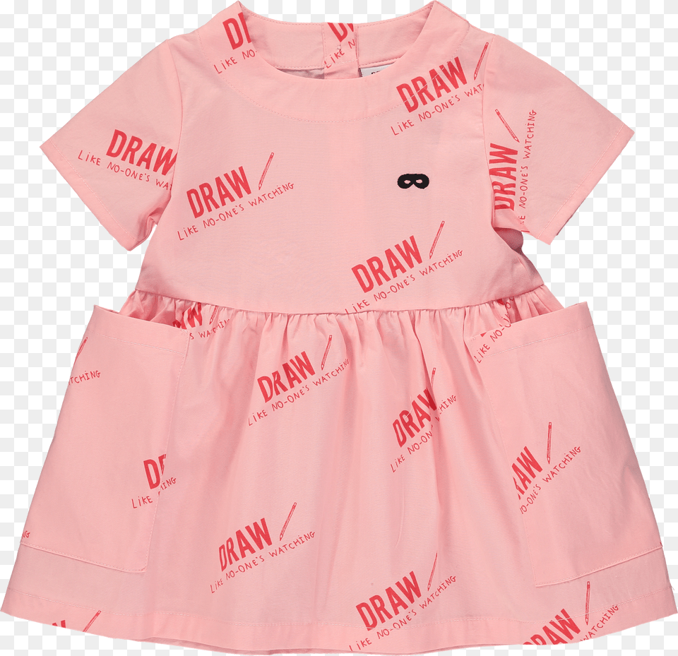 Beau Loves Pink Draw Baby Dress Png