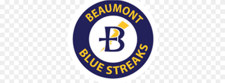 Beaumont School Blue Streaks Emblem, Logo, Symbol, Disk Free Transparent Png
