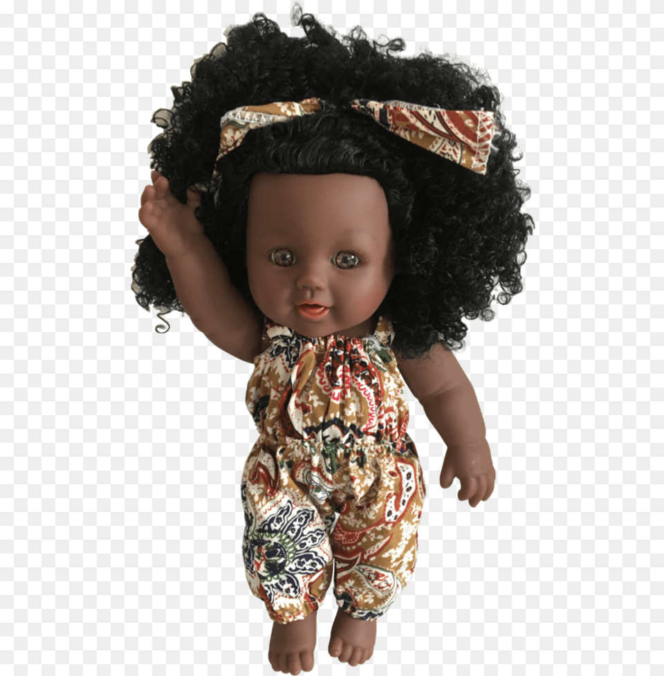 Beautiful African Woman Dressed In Wax Doll, Toy, Baby, Person, Face Png Image
