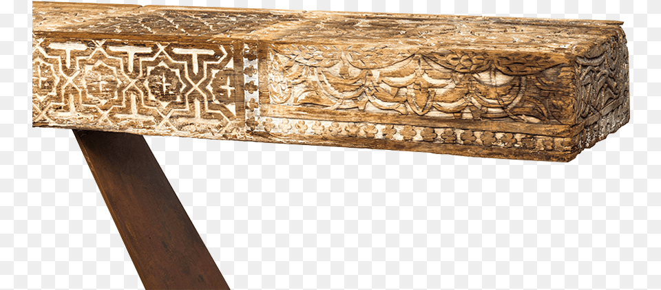 Beautiful And Old Cedar Wood Beam Sculpts With Its Drawer, Furniture, Table Png