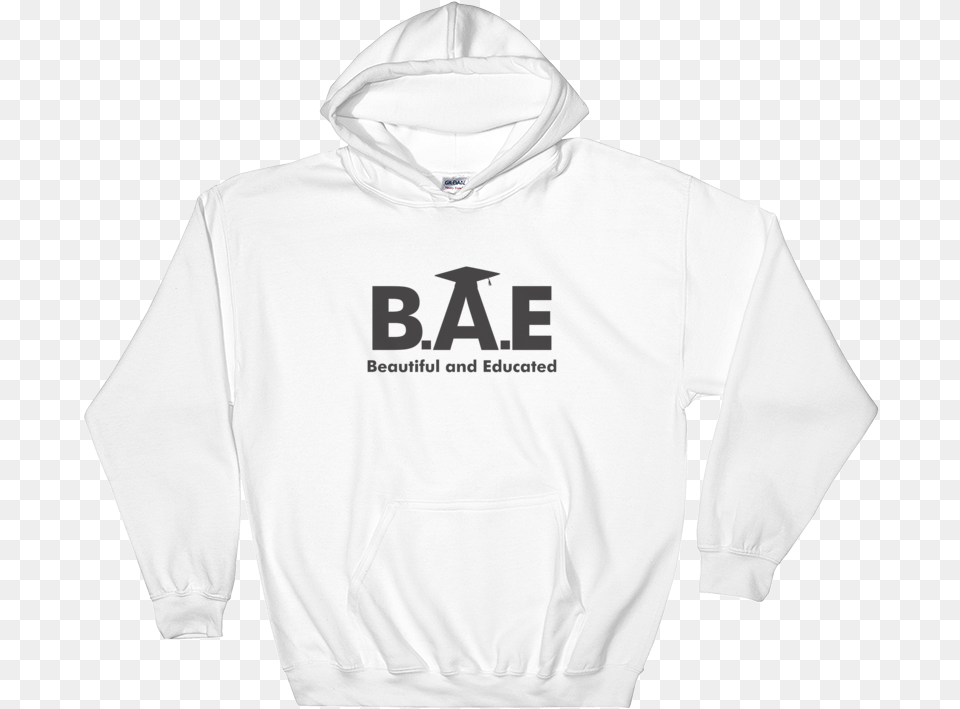 Beautiful Bae Hoodie White, Clothing, Hood, Knitwear, Sweater Png