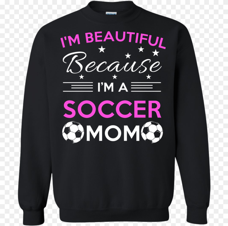 Beautiful Because I39m A Soccer Mom Sweatshirt Ugly Sweater Invader Zim, Clothing, Knitwear, Sleeve, Long Sleeve Free Transparent Png