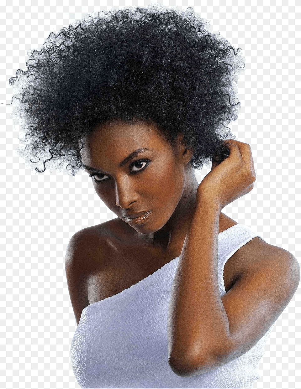 Beautiful Black Woman, Head, Portrait, Face, Photography Free Png Download
