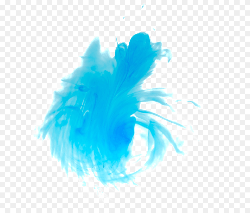 Beautiful Blue Smoke Brush Illustration, Nature, Outdoors, Adult, Bride Free Png Download