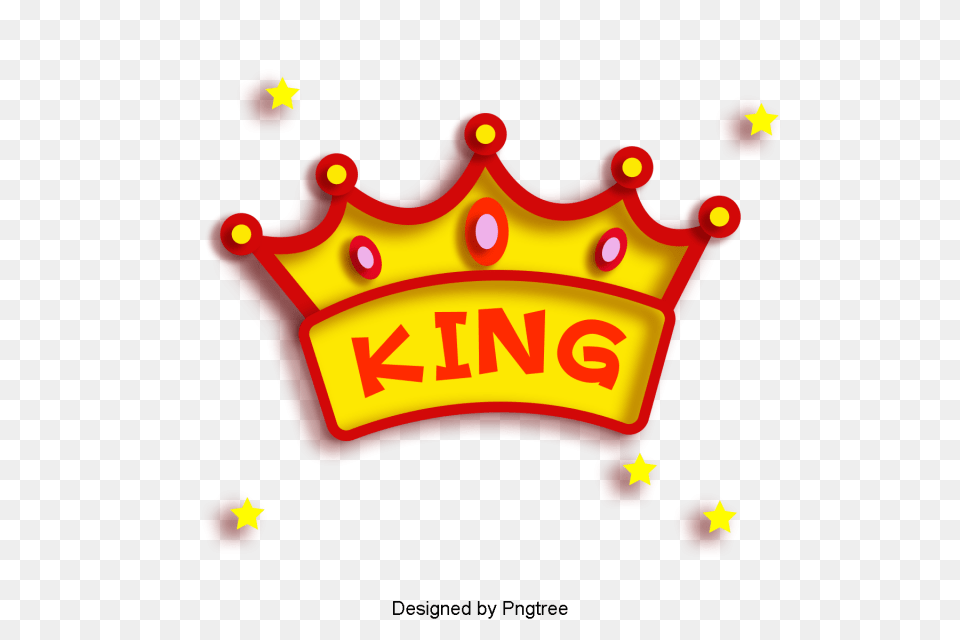 Beautiful Cartoon Flat Lovely Hand Painted Crown Festival, Logo, Badge, Symbol, Dynamite Free Png Download