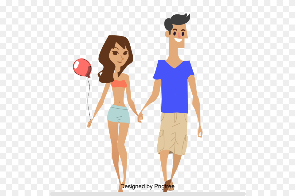 Beautiful Cartoon Lovely Hand Painted Love Happy Family Mom, Balloon, Clothing, Shorts, Adult Png