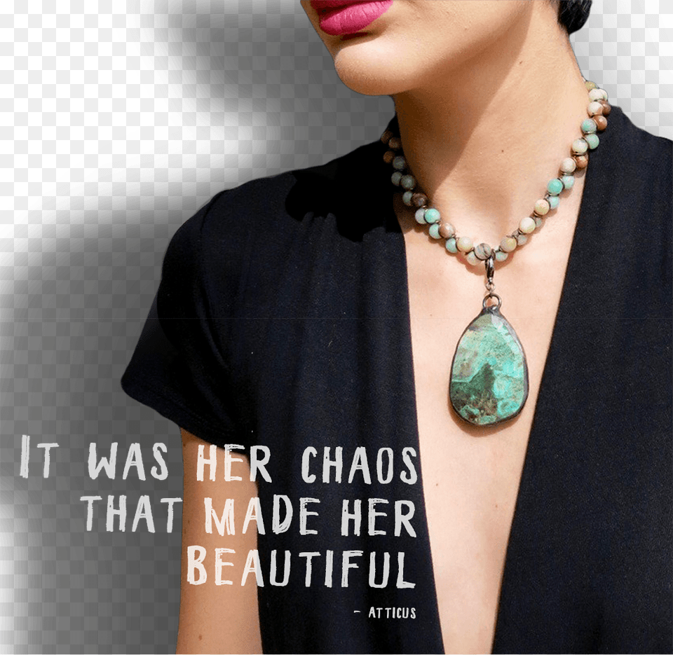 Beautiful Chaos Celebrates Taking Risks And Finding Necklace, Accessories, Jewelry, Pendant, Adult Png
