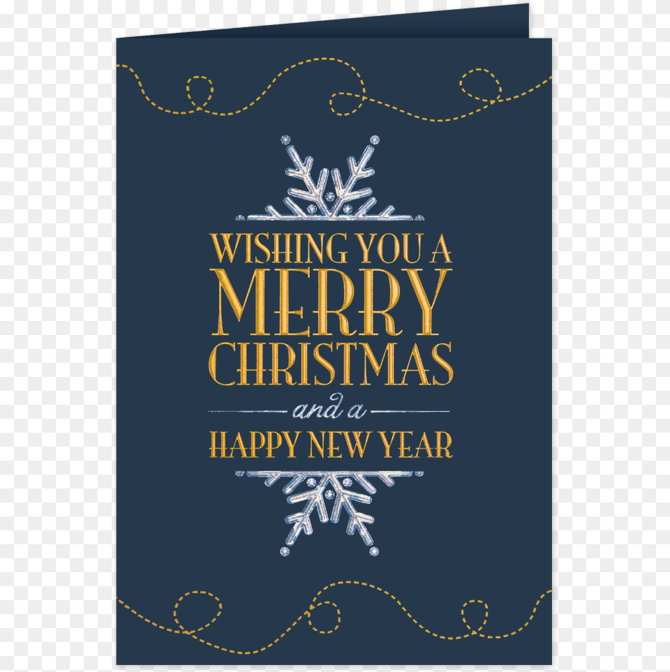 Beautiful Christmas Greeting Cards Business Christmas Cards Snowflake Wishes Christmas, Advertisement, Book, Poster, Publication Free Png Download