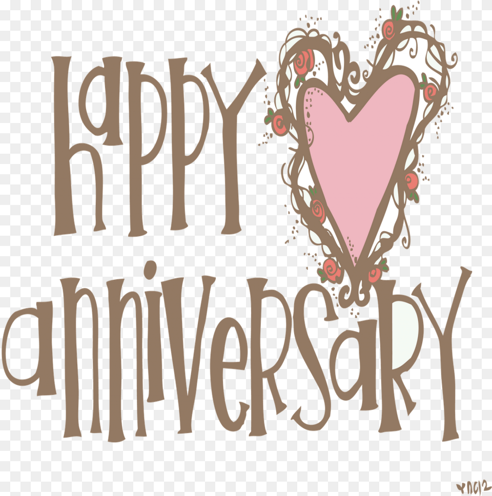 Beautiful Clip Art Happy Anniversary Clip Art, Book, Publication, Adult, Wedding Free Png